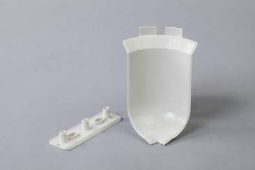 Pi&egrave;ce d'angle rentrante - 2 directions AR2D