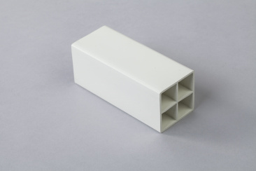 Chevrons 40 x 40 mm recycl&eacute; blanc