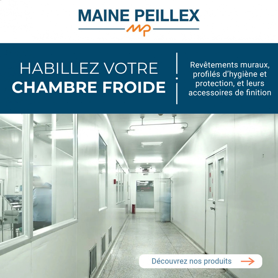 Profilés pvc pour chambre froide