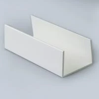 Visuel de U de chant isolé sur fond gris